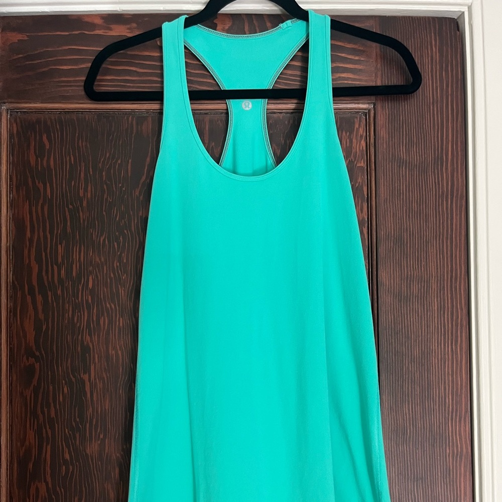 GUC sz 10 Lululemon Cool Racerback (CRB), mint green